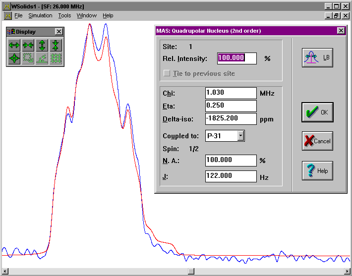screenshot of a simulation example